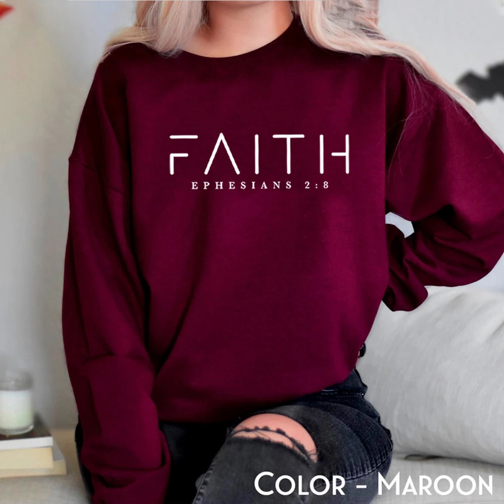 Faith-Inspired Bible Verse Sweatshirt for Women and Men – Christian Streetwear