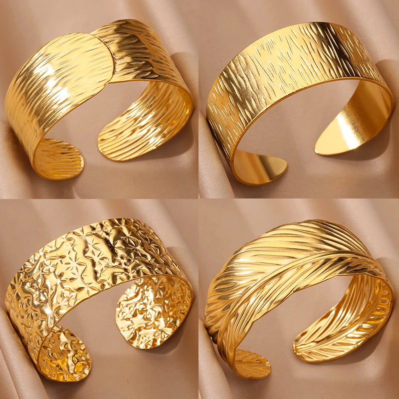 Elegant Gold & Silver Empire Bracelet Collection