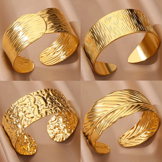 Elegant Gold & Silver Empire Bracelet Collection