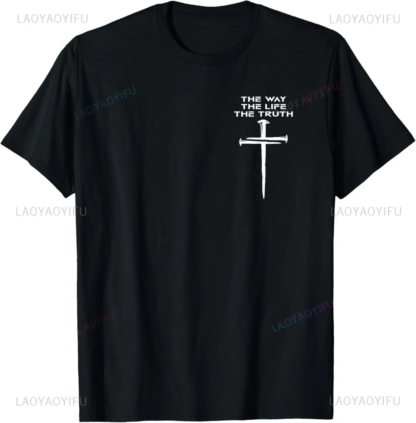 Jesus The Way Truth Life T-Shirt  Graphic T Shirts  Vintage T Shirt Christian T Shirt Women and Men Kids