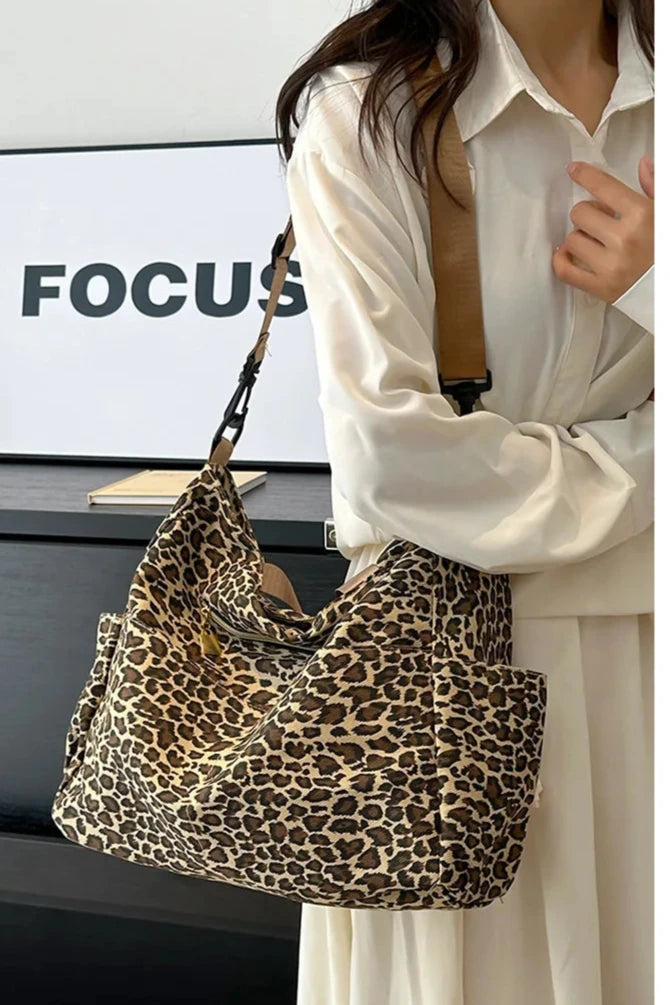 Leopard Luxe Shoulder Bag